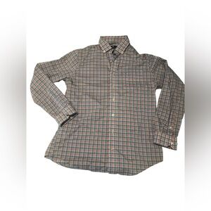 The Southern Shirt Company Plaid Button Down Shirt - Blue and Orange